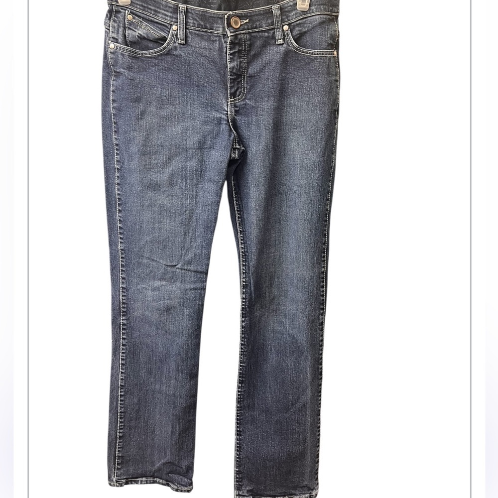 Wrangler Q-Baby Ultimate Riding Jeans Women’s Size 9/10 x 34 Long Embellished - Picture 4 of 9